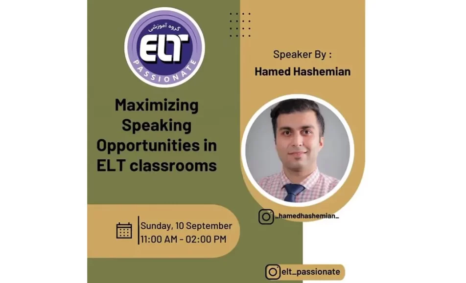 Maximizing Speaking Opportunities in ELT Classrooms
