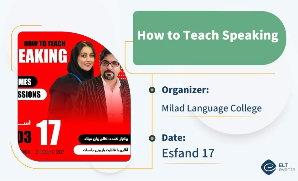 howtoteachspeaking miladcollege 123456