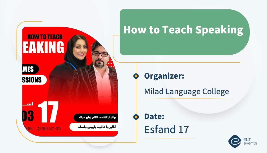 howtoteachspeaking miladcollege 123456